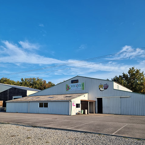 Marché de producteurs, aux Vergers d'Herbauges, Saint Aignan de Grand Lieu, 44860